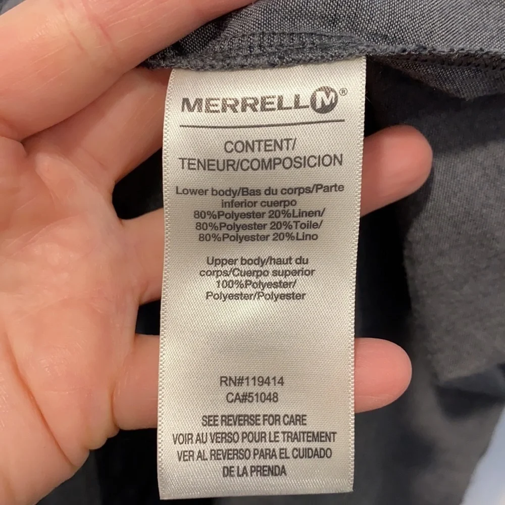 MERRELL Lightweight Linen Blend Outdoor Dress EUC